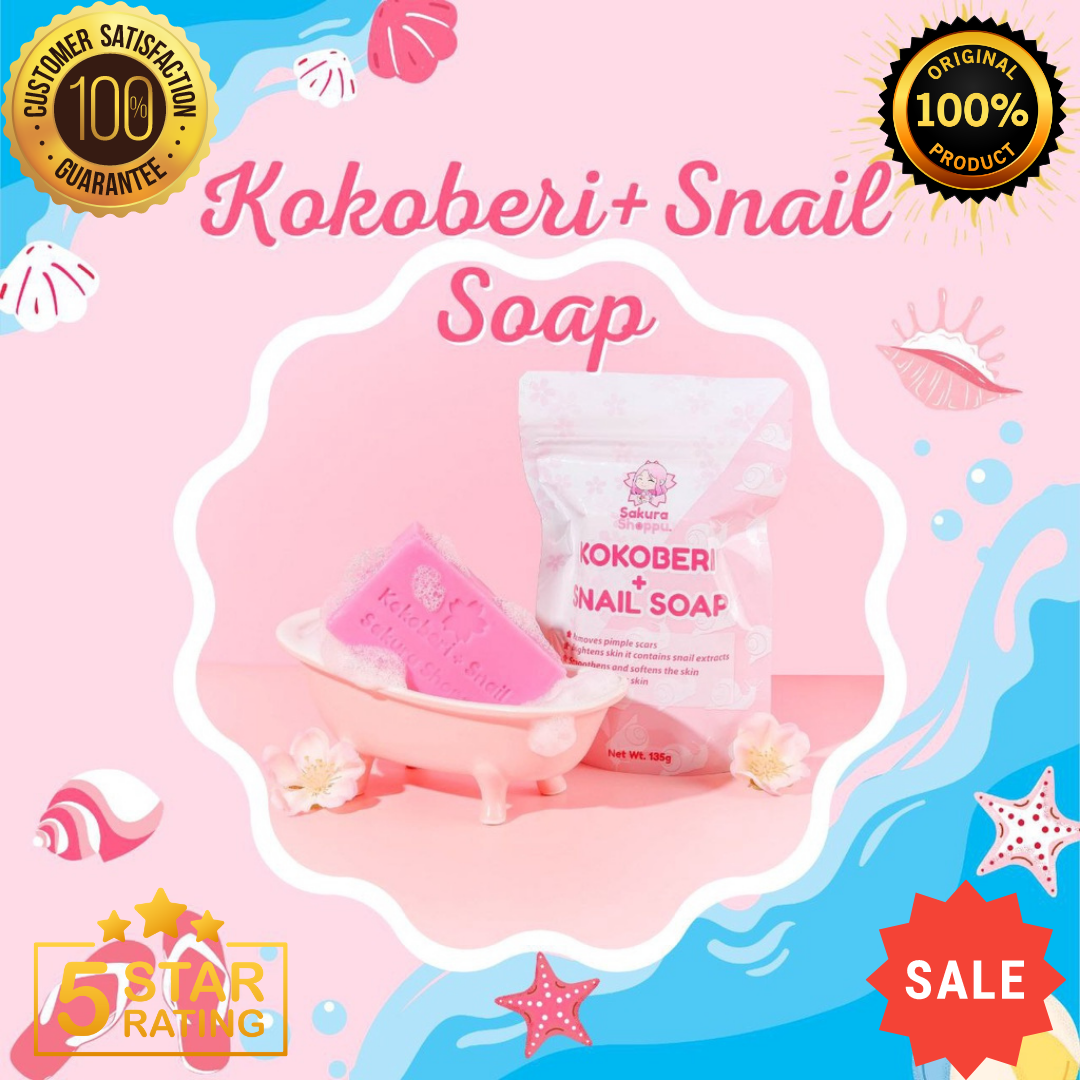 Kokoberi Snail Soap Original Product Sakura Kokoberi SAKURA SHOPPU