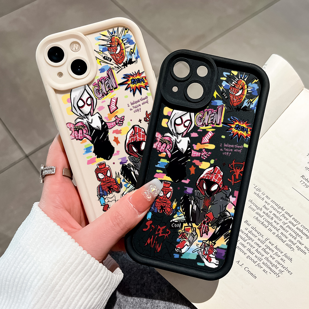 Hontinga For Infinix Smart Hot I Back Cover Gwen Spider Man Pattern