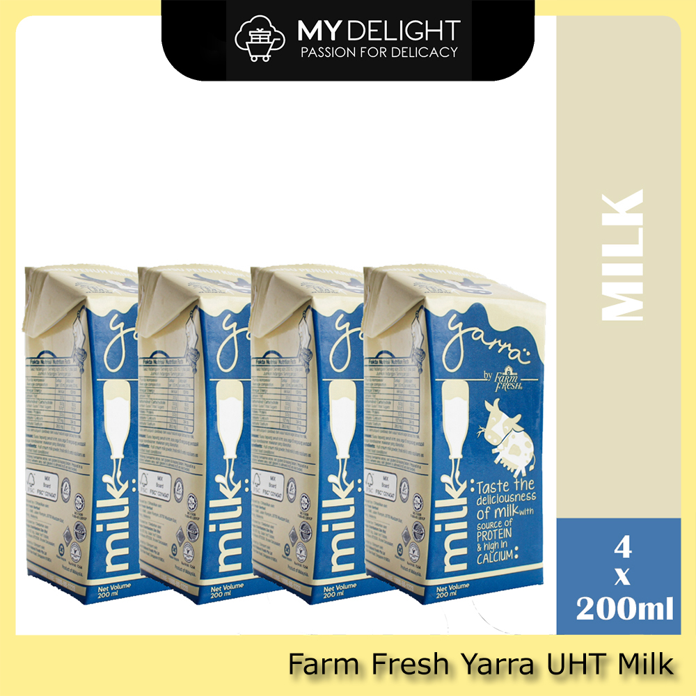 X Ml Yarra Farm Fresh Uht Milk Chocolate Strawberry Sg Ready