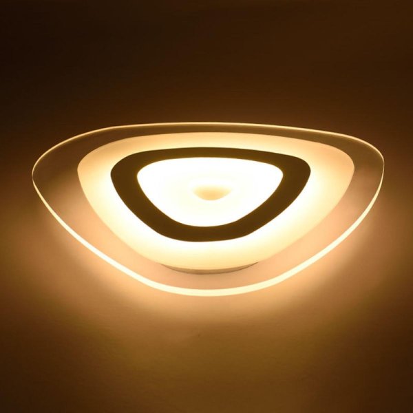 12W Modern Ultrathin LED Lamp Flush Mount Ceiling Light Mango 3-Color Adjustable - intl
