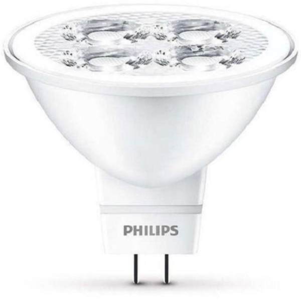 (4 Packs) Essential LED 5W (50W Equivalent) 6500K (Cool Daylight) MR16 24D