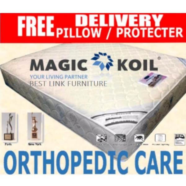 BEST LINK FURNITURE Magic Koil Orthopedic Care Pocketed Spring Mattress (Single)