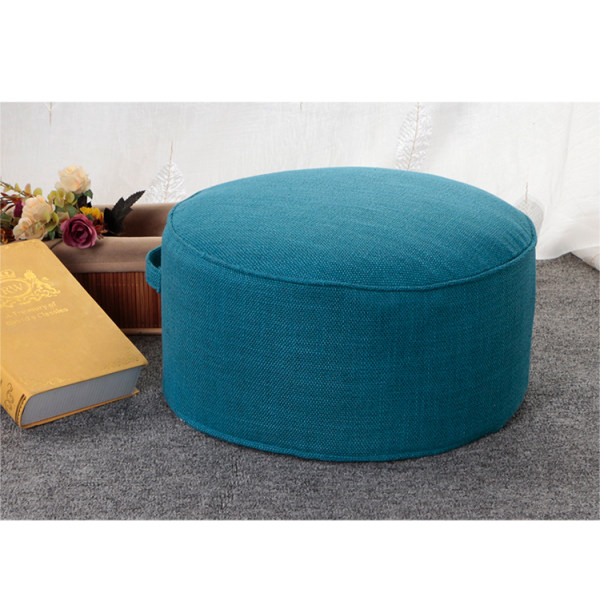 Cotton Linen Fabric Futon throw pillow Tatami Floor Bay Window Stool Thick Circle Washable Tea Ceremony throw pillow