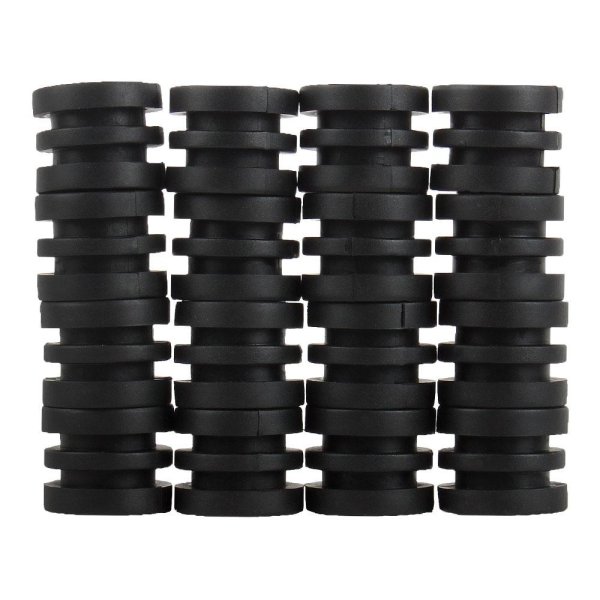 jiaxiang Anticollision 5/8 Inch Foosball Rods Rubber Bumpers For Foosball Table (Black) - intl