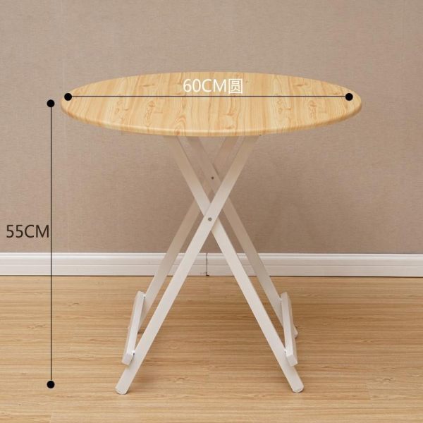 RuYiYu - 60X55CM, Special Simple Foldable Dining Table, Snack Table Set,Drop-leaf Table, Folding Table, Drop-leaf Table - intl