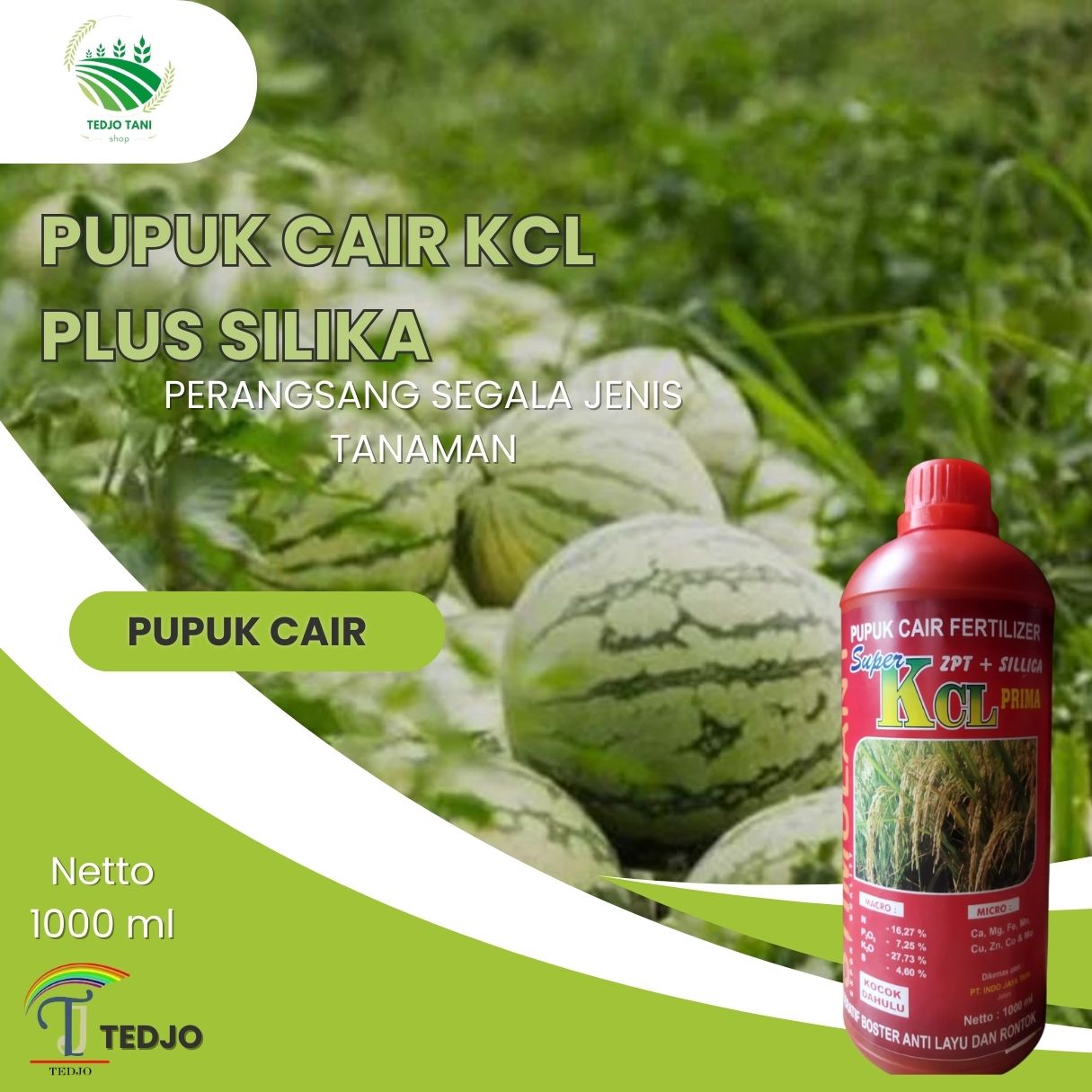 Pupuk Cair Fertilizer Super Kcl Zpt Silika Prima Boster Anti Layu Dan