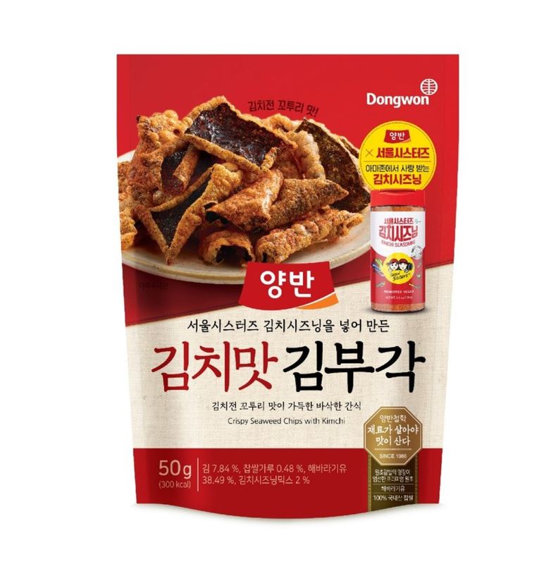 Dongwon Yangban Crispy Seaweed Chips 50g Korean Snack Side Dishe