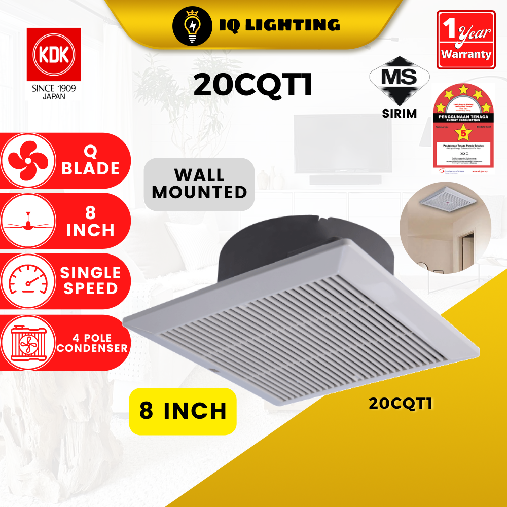 Iq Kdk Cqti Cm Ceiling Ventilation Fan Exhaust Fan Kdk Wall