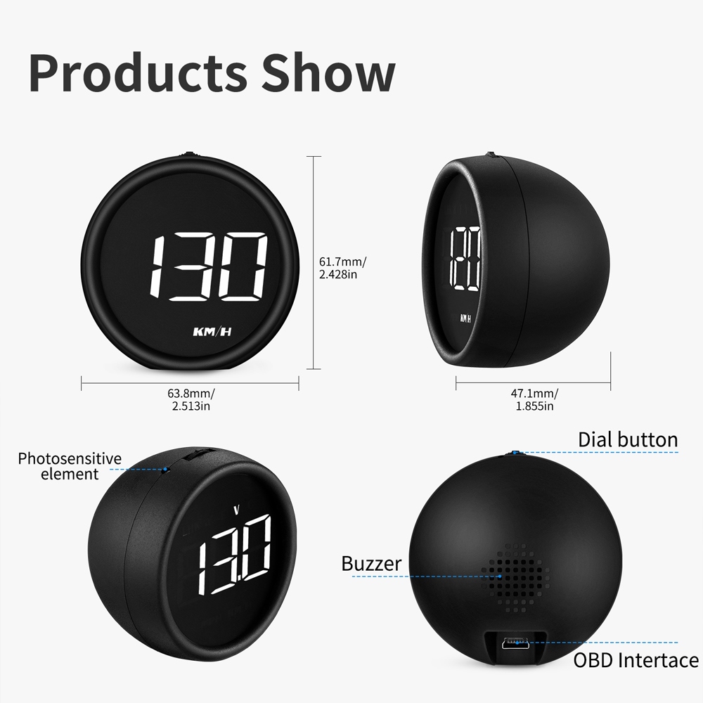 Jw Novo B Obd Cabe A Do Carro Hud Up Display Projetor Alarme Eobd