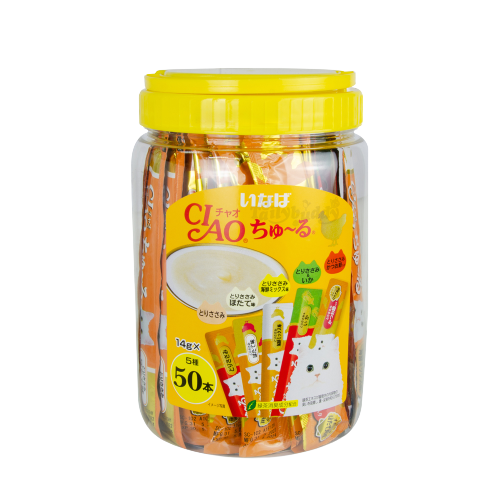 Ciao Churu Cat Treat Sticks Festive Packs Chicken Tuna Seafood Real