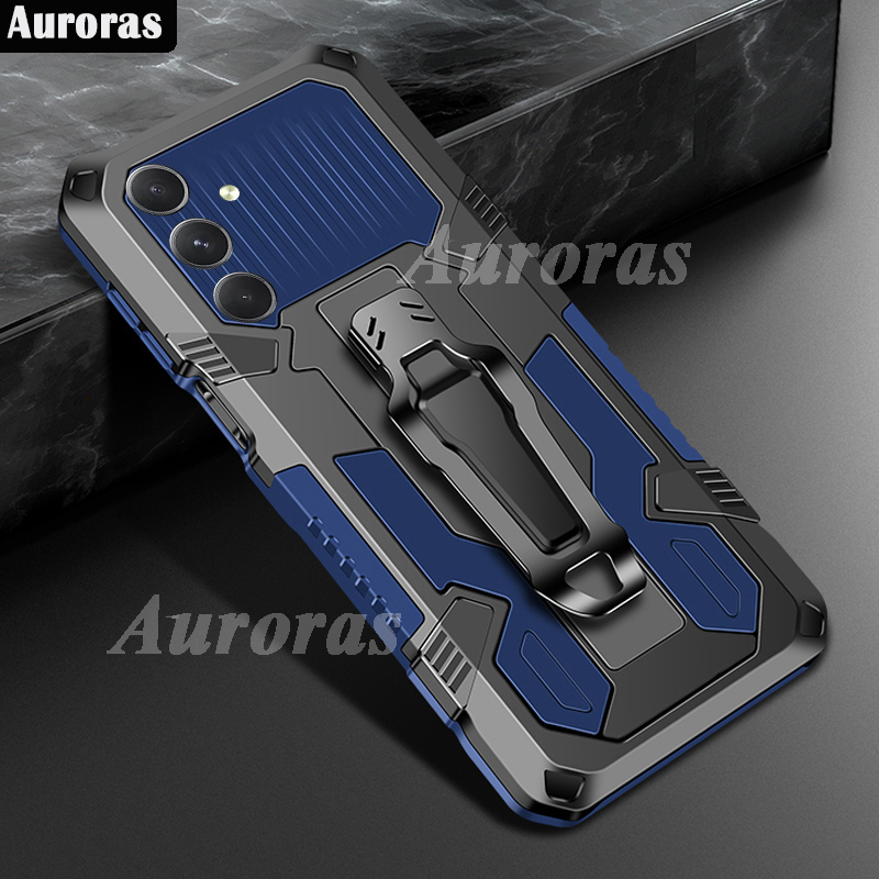 For Samsung Galaxy A16 Phone case with Metal Clip Back Cover Metal Clip Mountaineering Buckle Pocket Clip Anti-lost for Galaxy A16 Cover casing HP
