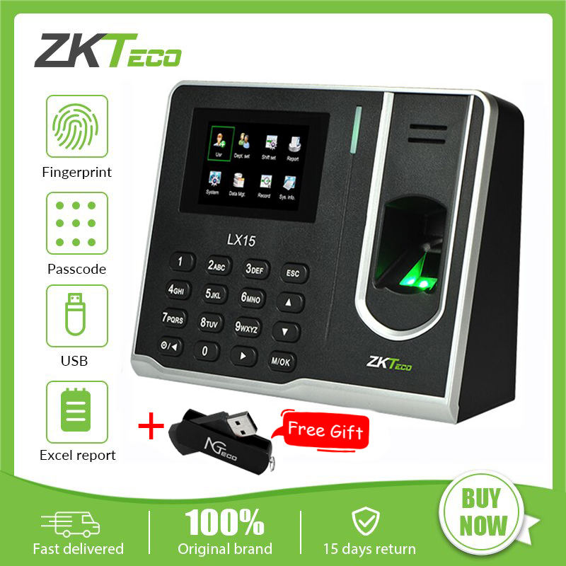 ZKTeco Biometrics Fingerprint Time Attendance Machine Household