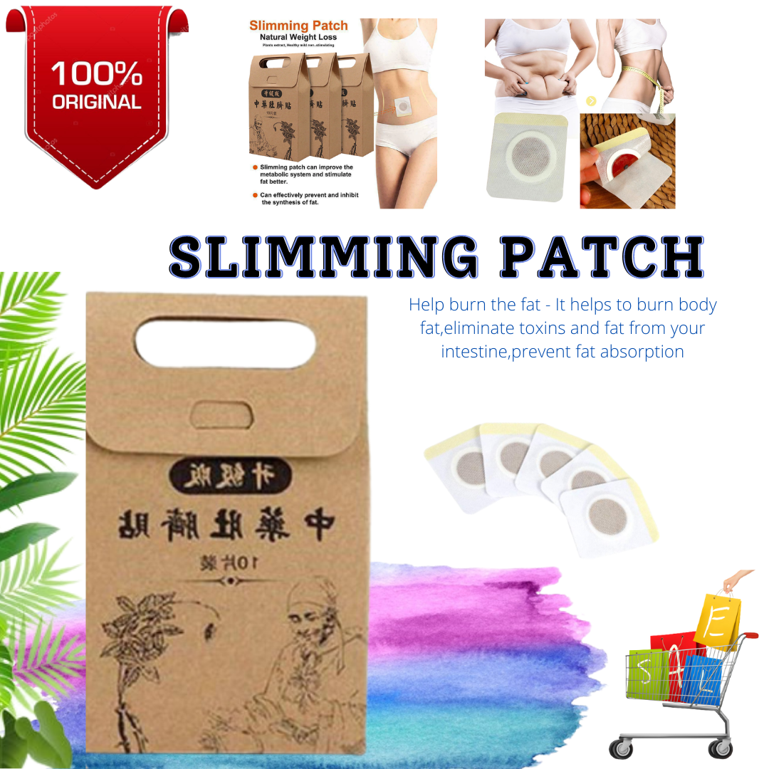 Original 10 Pcs Slimming Patches Navel Stick Weight Losing Fat Burning