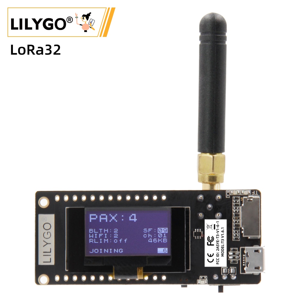 LILYGO TTGO Lora32 V2 1 1 6 Version 433 868 915Mhz ESP32 Lora OLED 0