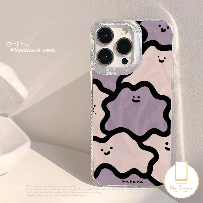 For Oppo A38 A12 A17 A60 A16 A15 A3s A18 A5s A53 A57 A7 A9 A77 A31 A5 A76 A74 A16K A17K A54 A95 A92 A33A78 A58 A16s A96 Reno 4F 6 Purple Cloud Ghost Little Monster Bracket Cover