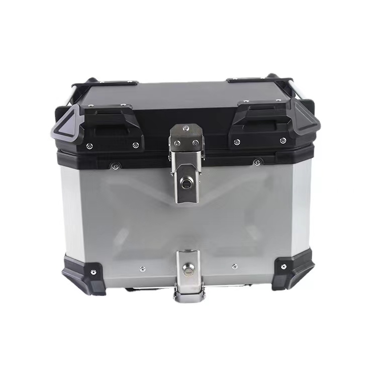 Motorcycle Alloy Top Box Tail Box 45 Liters Heavy Duty Universal