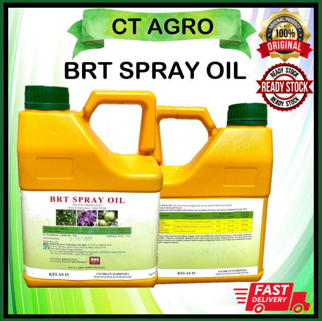 Brt Spray Oil L Agricultural White Oil Ready Stock Racun