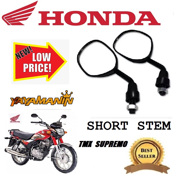 HONDA TMX SUPREMO 125 155 SIDE MIRROR Motorcycle STOCK Type SHORT