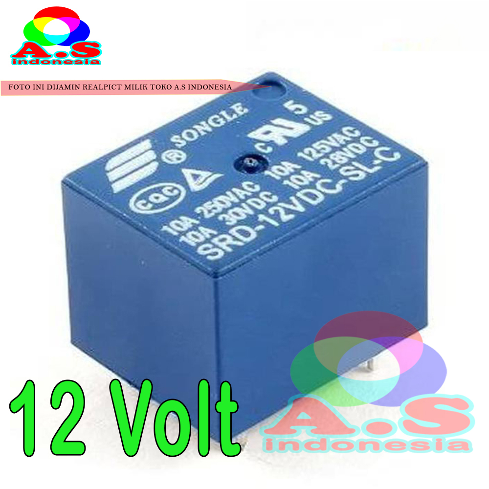 Relay Kaki Dc Volt Volt Relay Rilay Rile Alarm Pin Ampere