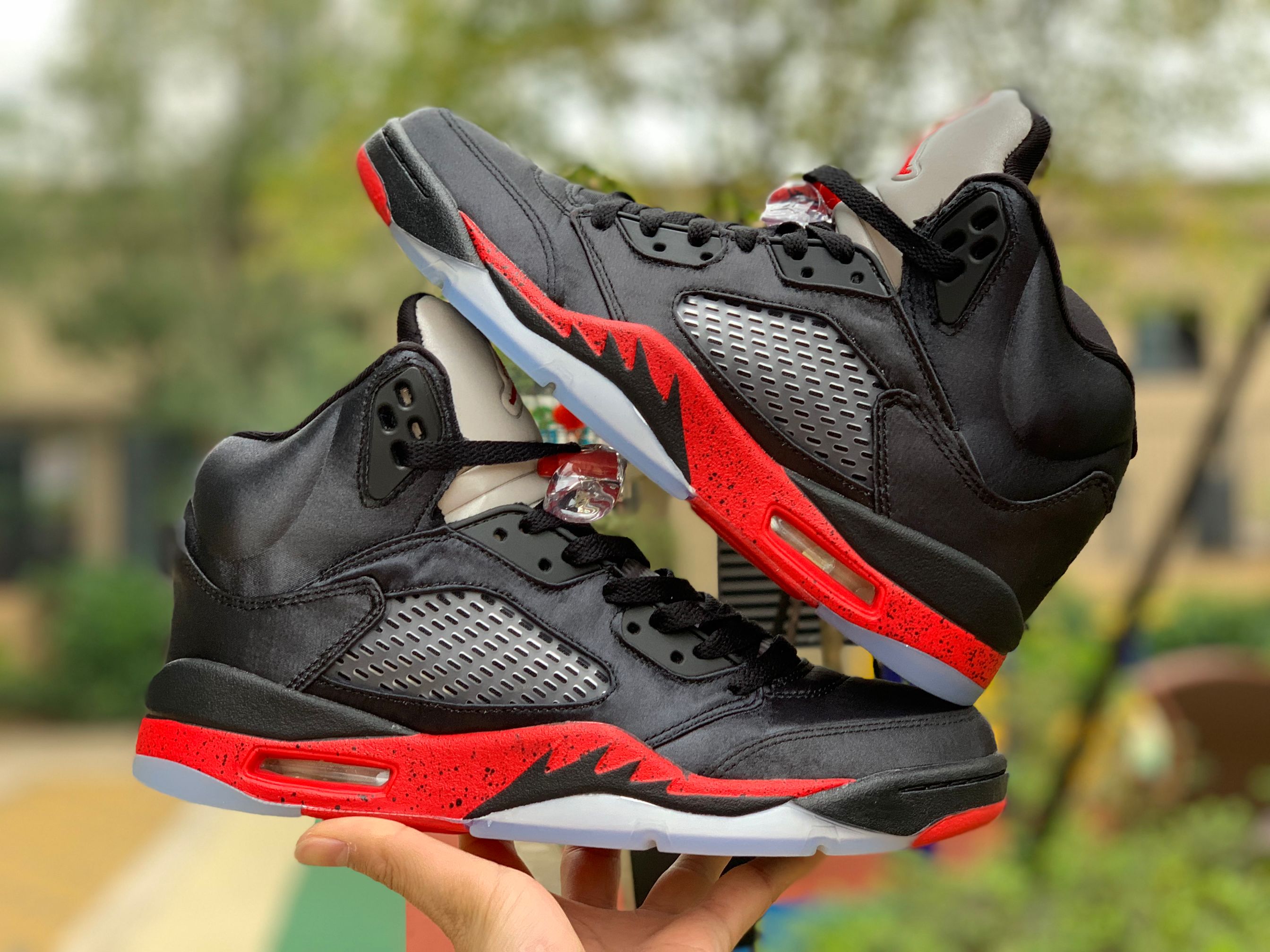 jordan 5 satin black