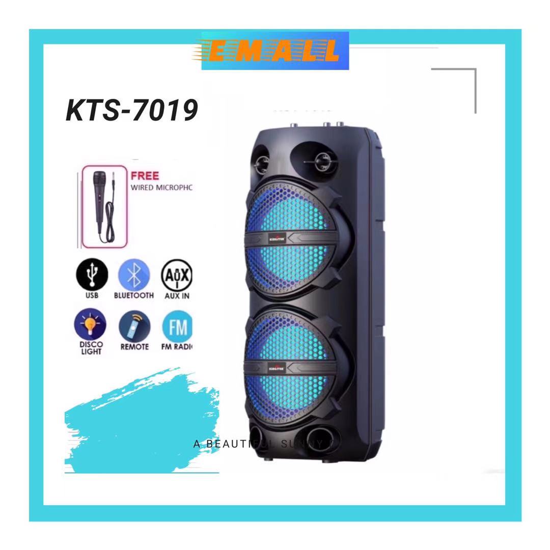 Kst Portable W Wireless Karaoke Bluetooth Speaker With Led