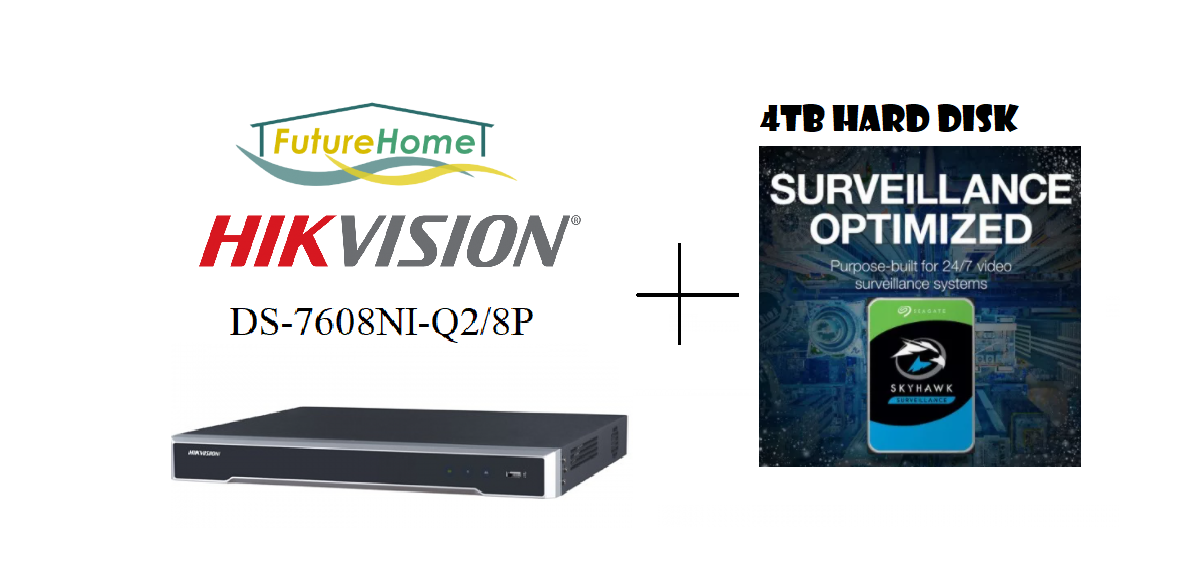 SG LOCAL SELLER HIKVISION 8 Channel NVR Model DS 7608NI Q2 8P CCTV