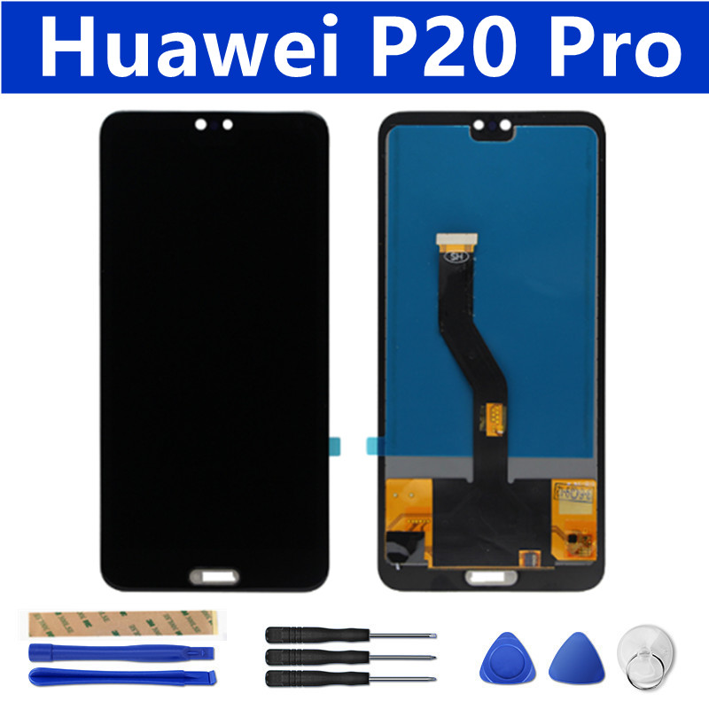 สำหรบ Huawei P20 Pro จอแสดงผล LCD Touch Screen Digitizer 6 1นว Full