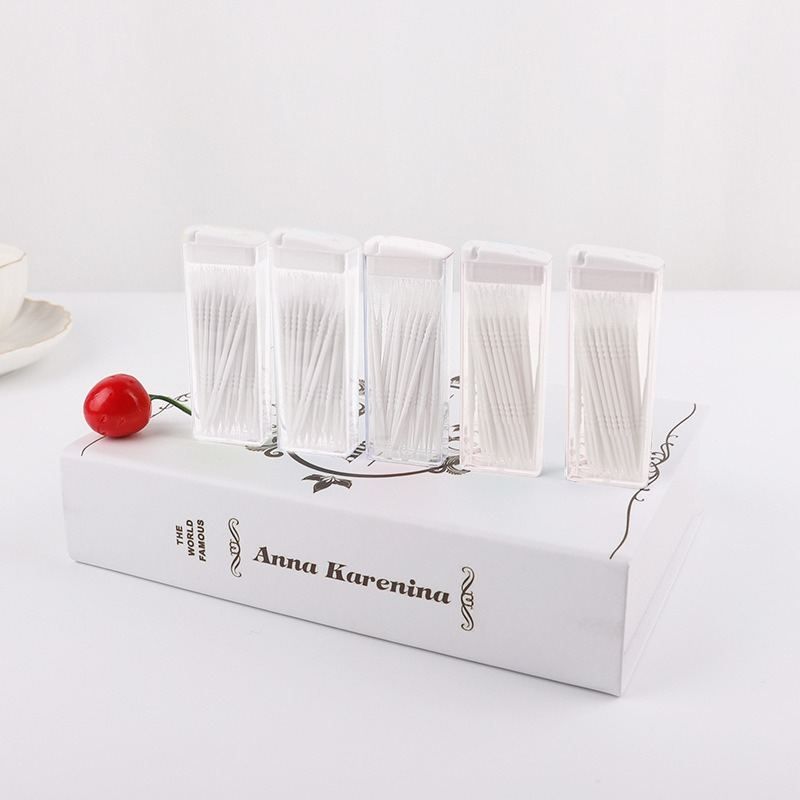 Ready Stock 50 Pcs Double Sided Plastic Toothpicks Oral Care