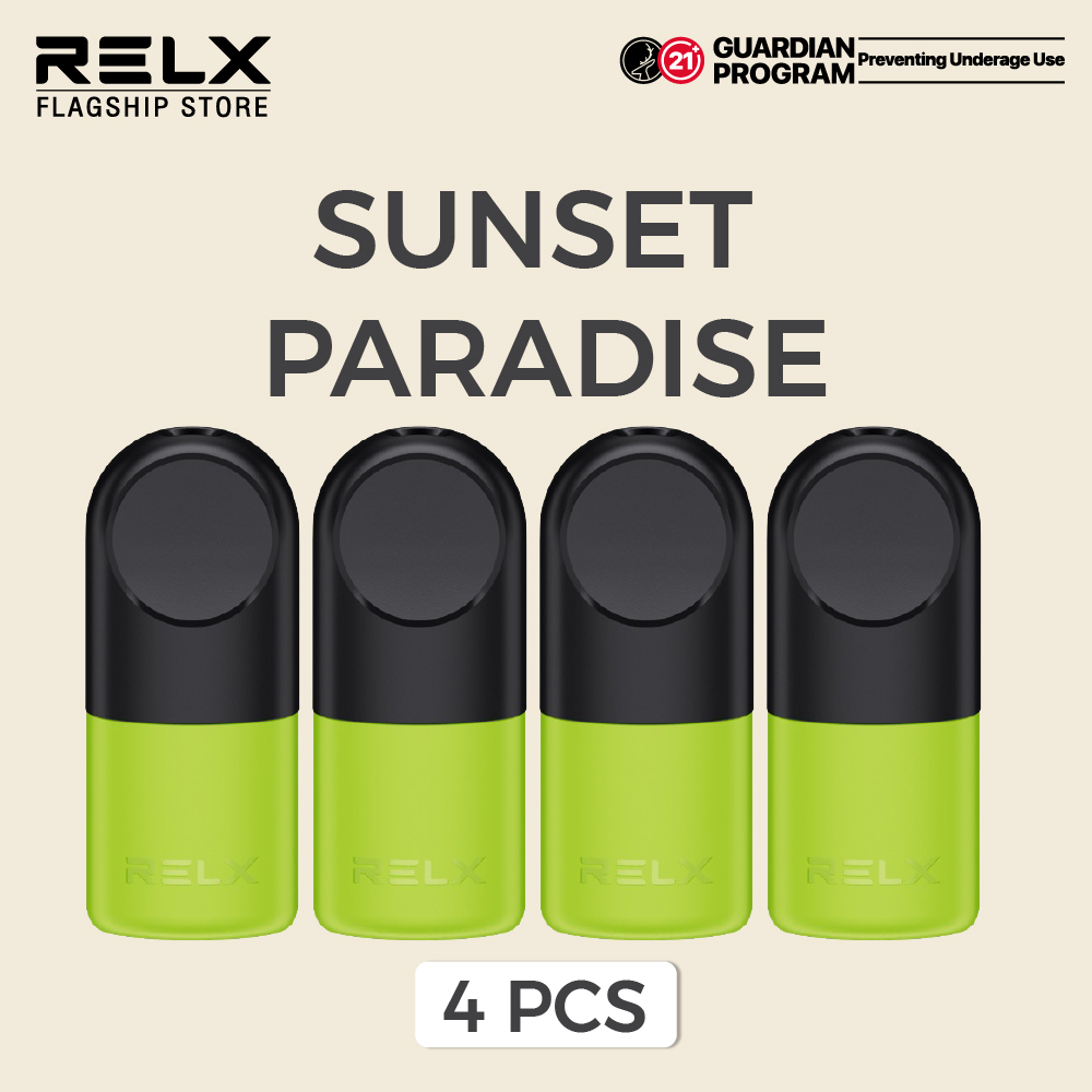 Relx Pod Pod Pack Sunset Paradise Mg G Std Vape Juice Lazada Ph