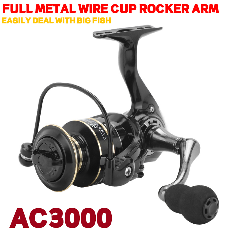 Deukio Fishing Reel Reel Reel Fishing Metal Bait Reel Ac