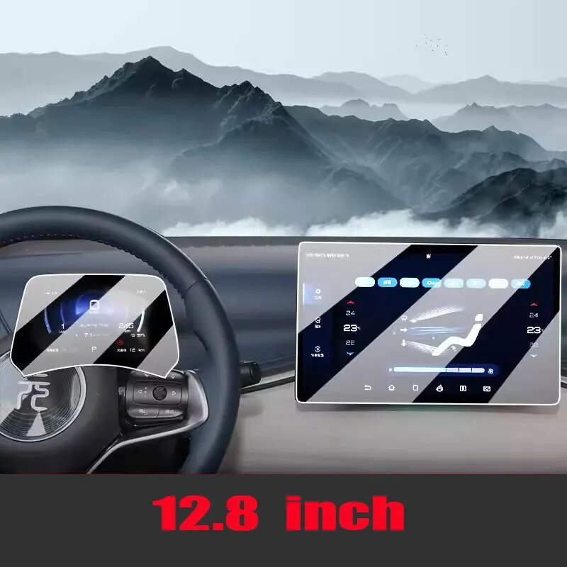 Tempered Glass Screen Film For BYD Atto 3 Yuan Plus 2022 2023 2024 Car