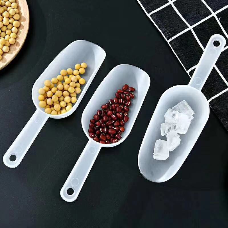 Multifunctional Frosted Plastic Ice Measuring Scoop Candy Ice Sugar Scoopers