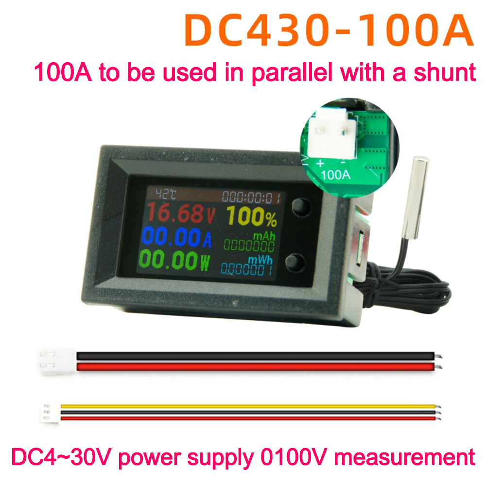 Ziqqucu Battery Tester Multifunctional Battery Meter Current Voltage