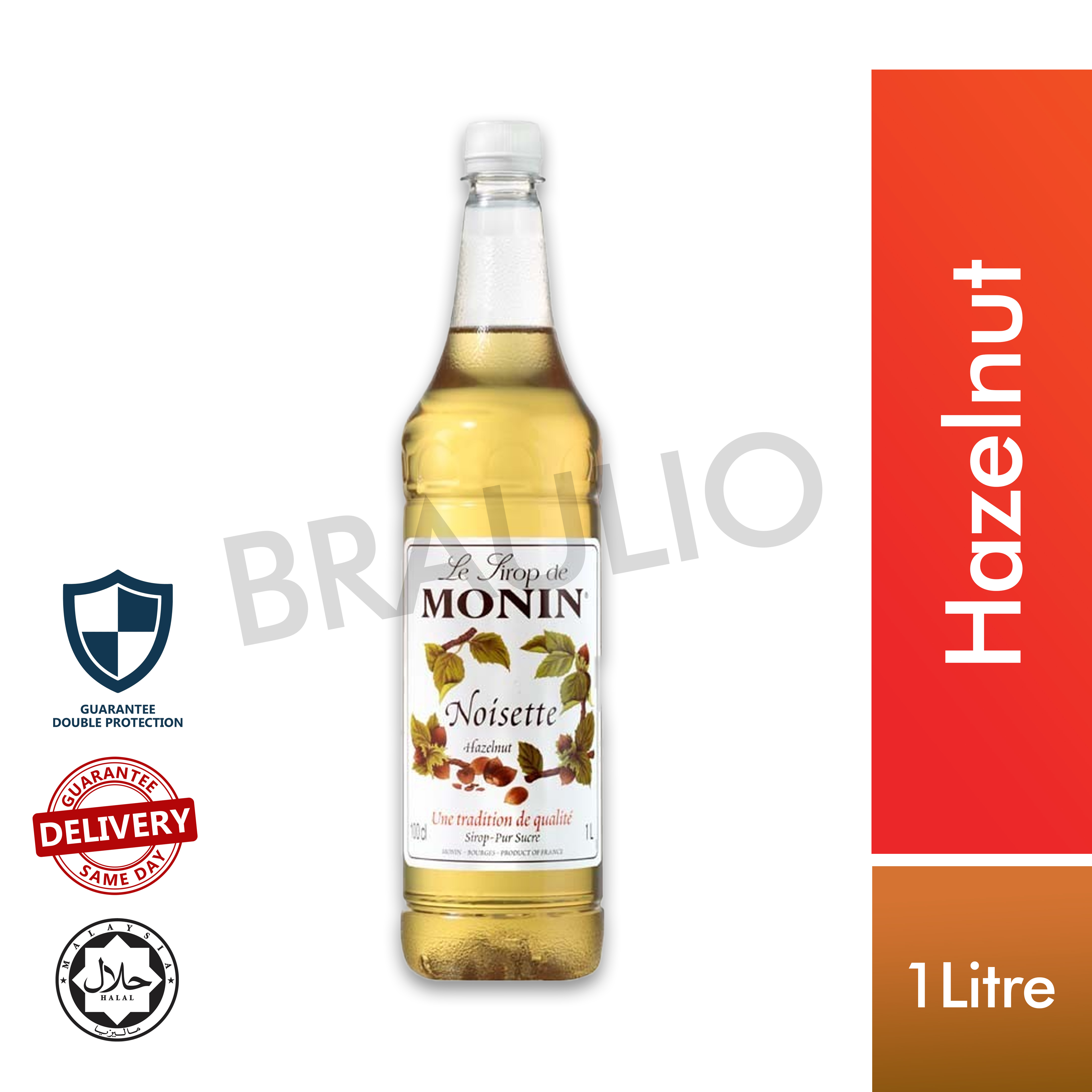 Monin Premium Syrup Caramel Vanilla Hazelnut 1Litre Lazada