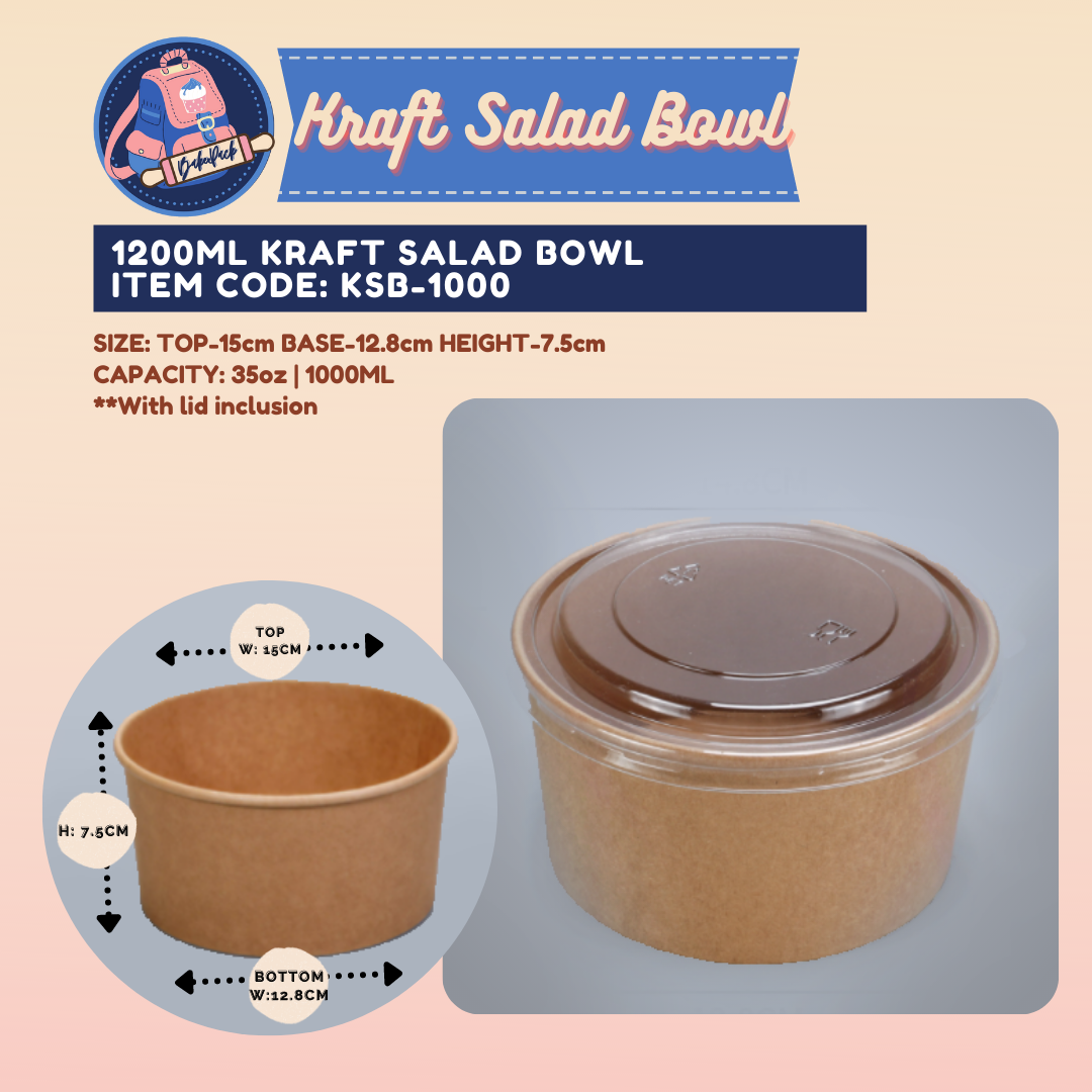 Pack Of Kraft Salad Bowl Ml Ml Ml Lazada Ph