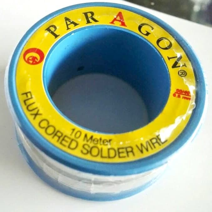 TIMAH TENOL PARAGON 10M TINOL PATRI KAWAT SOLDER PARAGON ORIGINAL WIRE