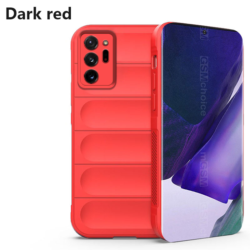 Tokifu For Samsung Galaxy Note 20 Illusionary Shield Silicone Soft Shell Anti-fall And Shock-absorbing Protective Phone Case