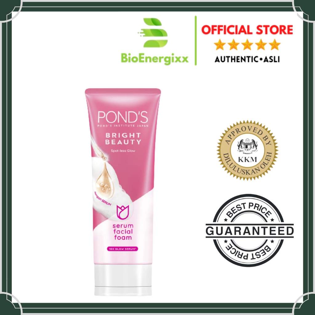 Ponds Bright Beauty Serum Facial Foam 100g Lazada