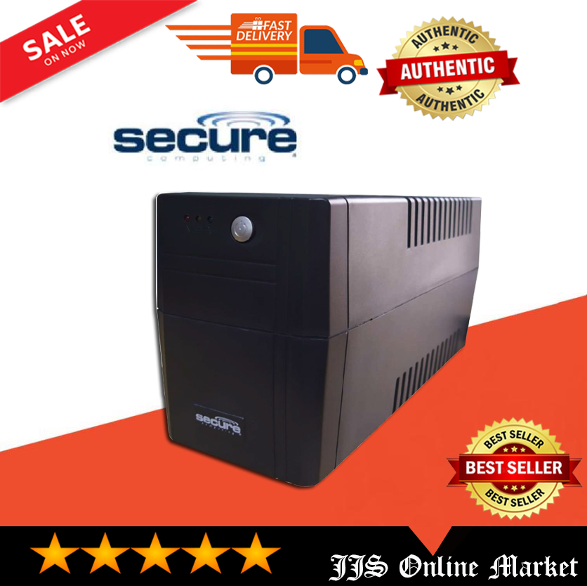 ORIGINAL Secure UPS 1000VA 700 Watts With AVR System Secure 1000VA