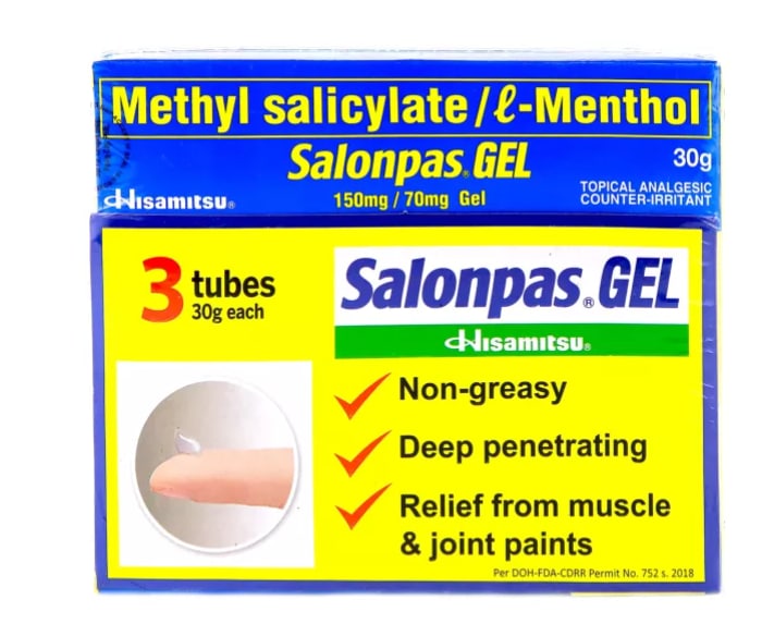 Salonpas Gel 3 Tubes Lazada PH