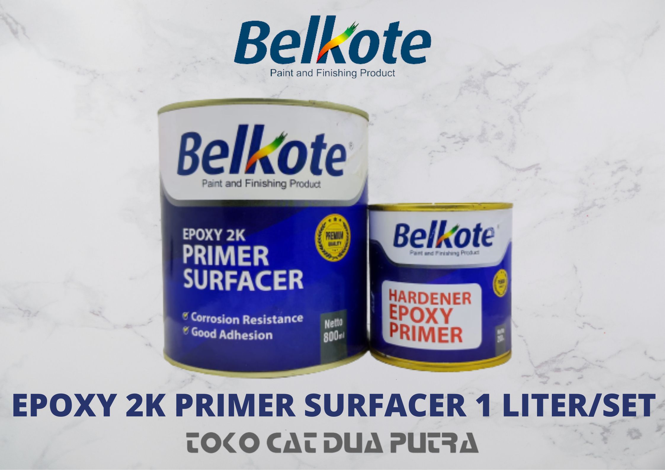 Epoxy 2K Primer Surfacer Belkote 1Liter Set Lazada Indonesia