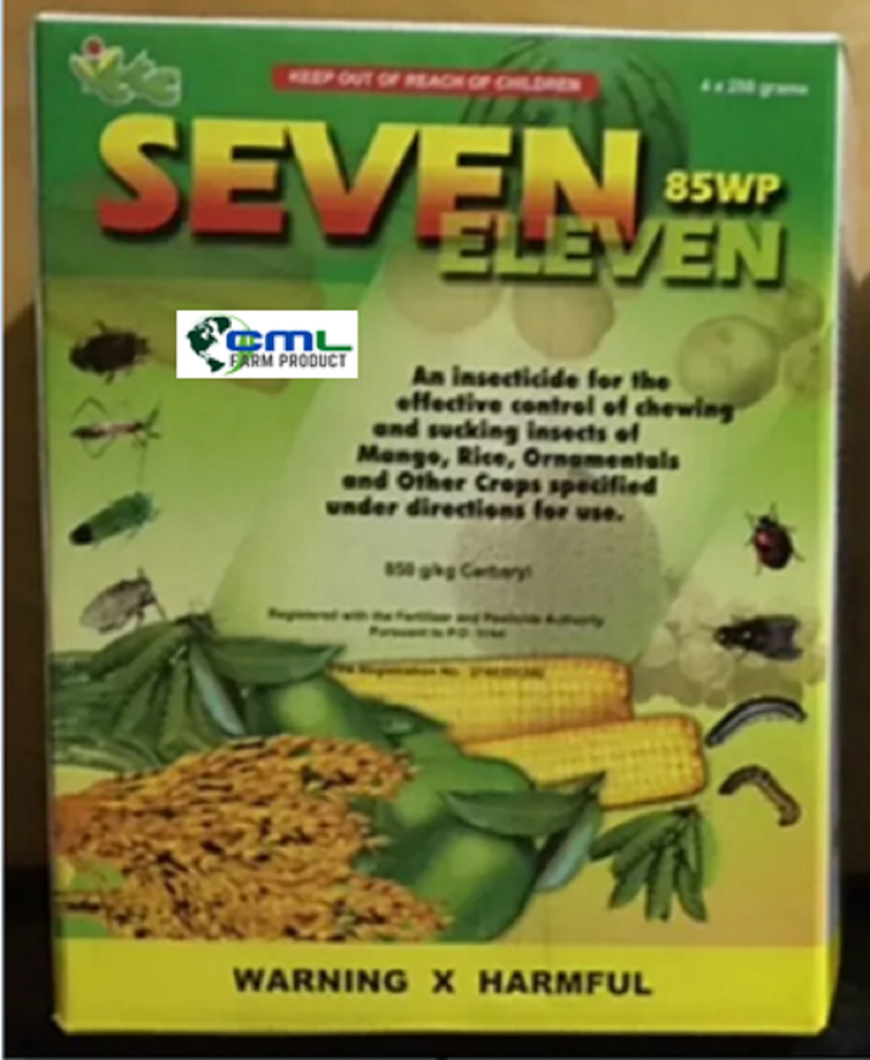 SEVEN ELEVEN 85WP INSECTICIDE 4X250 GRAMS Lazada PH