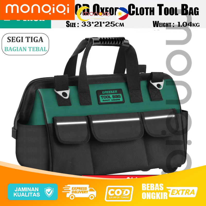 Tool Bag 13 23 Inch Kain Oxford Tebal Tas Alat Perkakas Tukang