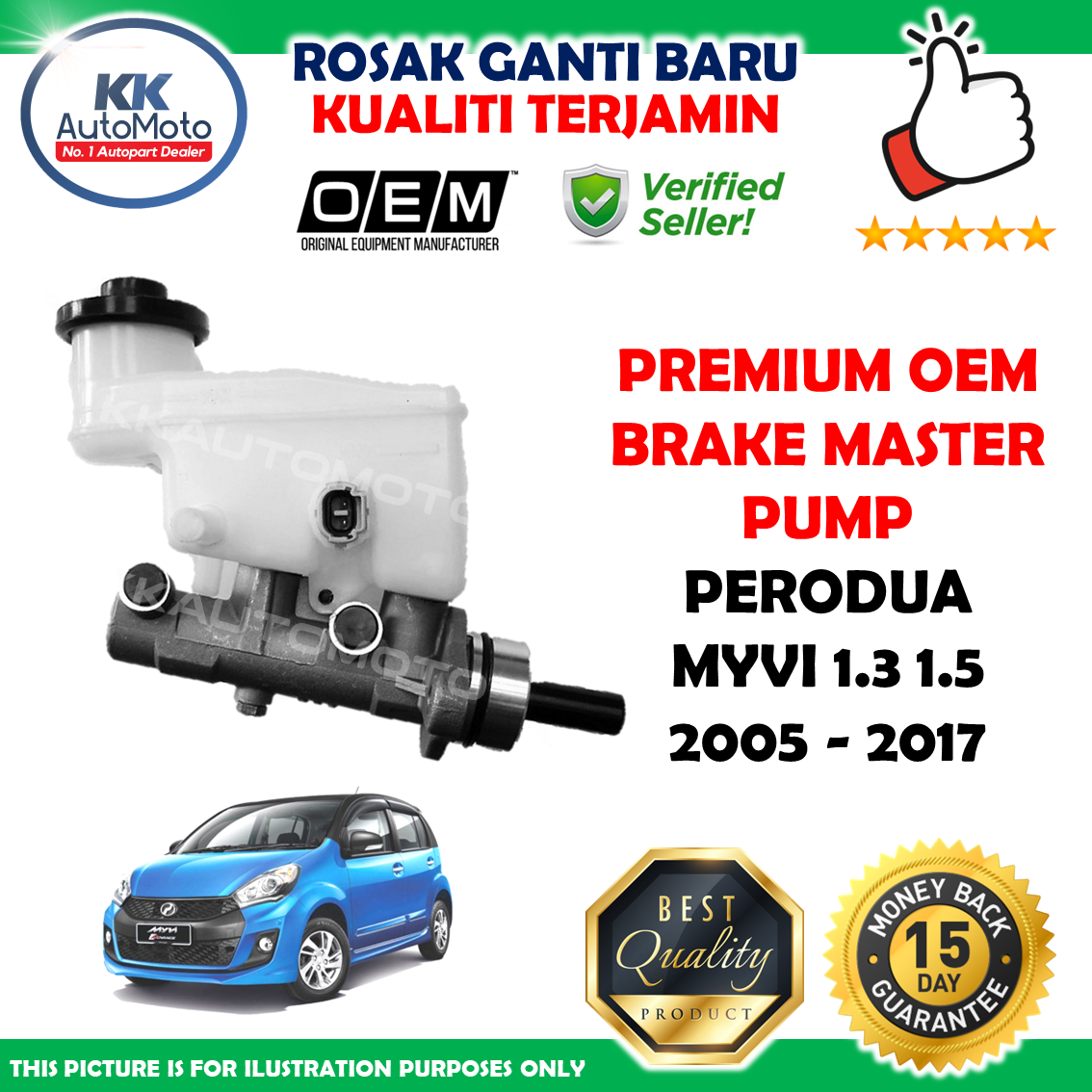 Perodua Myvi Old Lagi Best Icon With Abs Non Abs Premium Assy