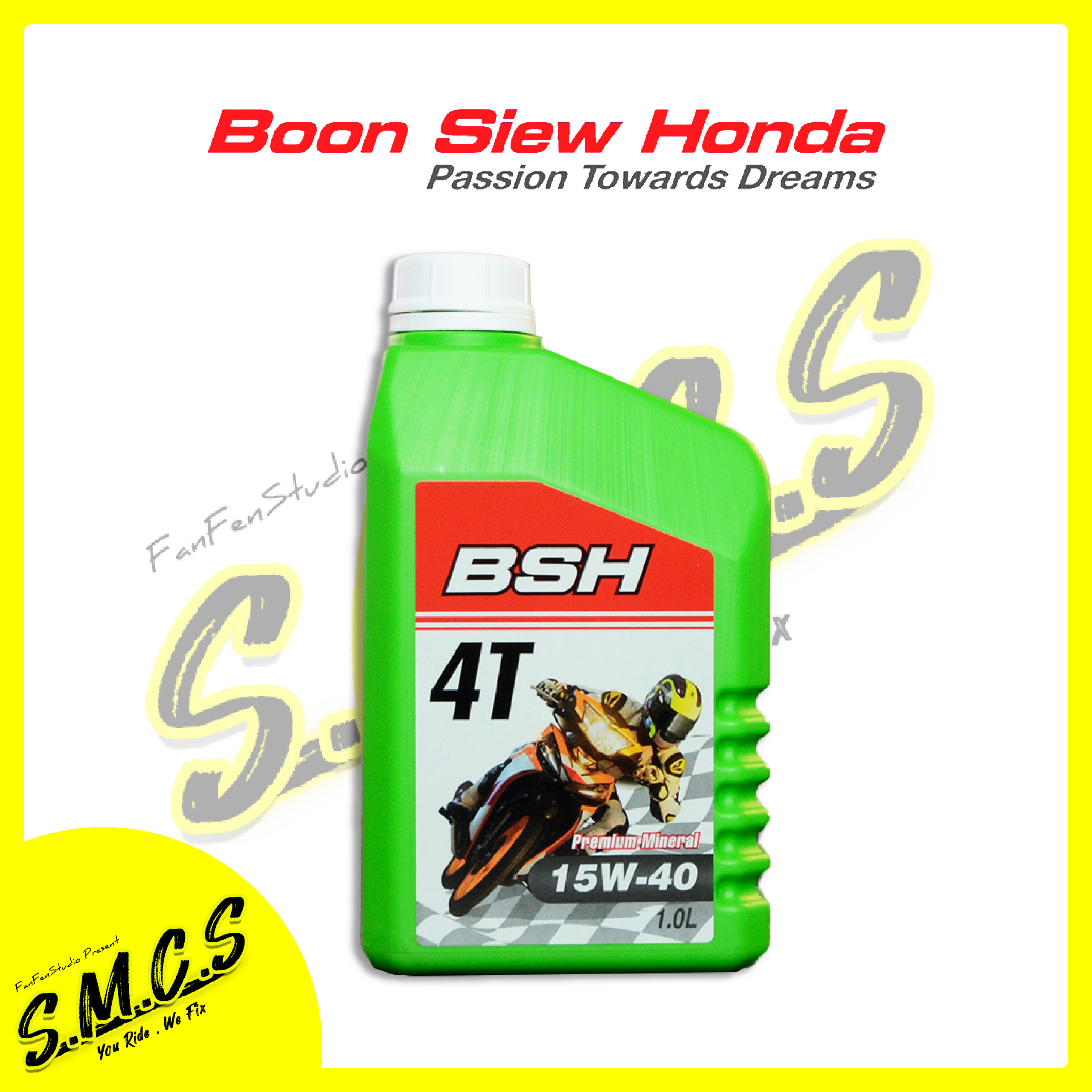 Boon Siew Honda Bsh Oil W T Minyak Hitam Motosikal Honda