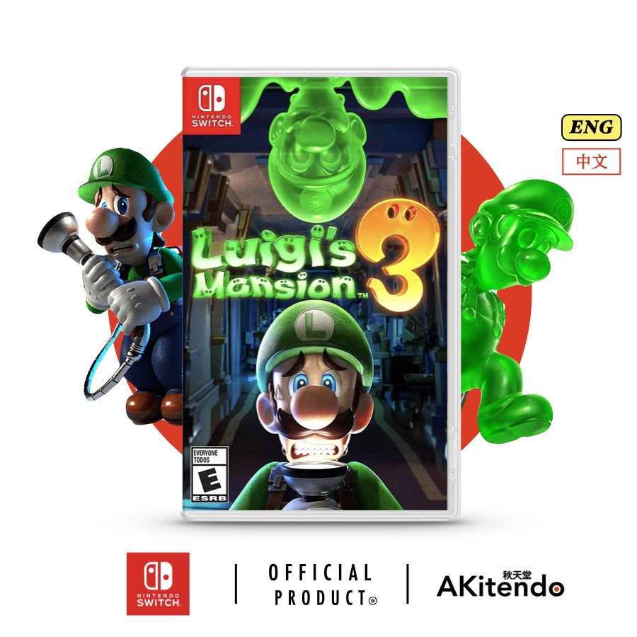 Nintendo Switch Luigi Mansion 3 中文 Eng Version Lazada