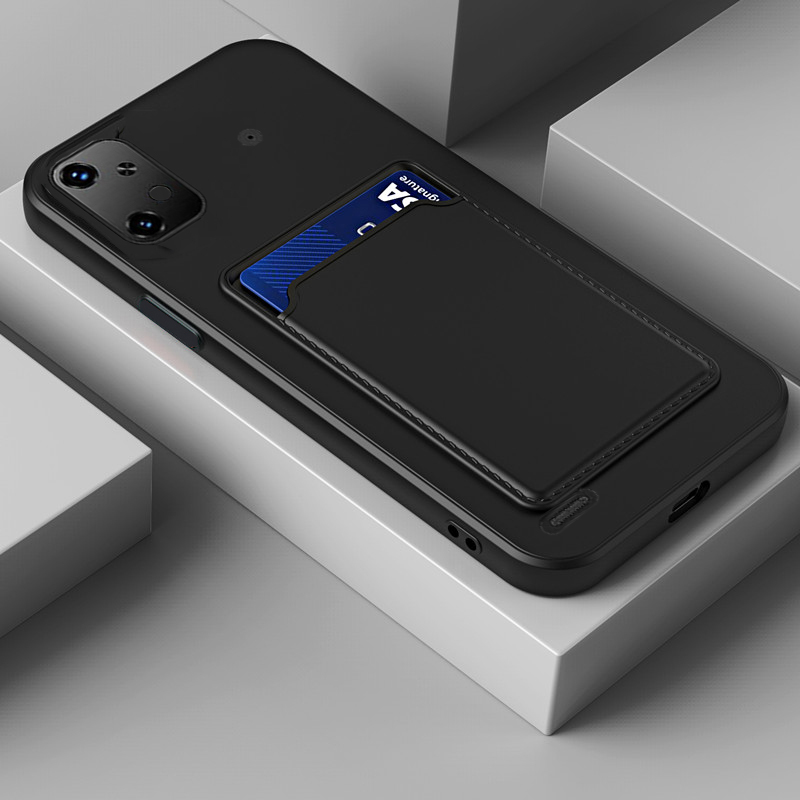 Phone case Umidigi Bison X20 Soft Card Holder Slot Silicone Wallet Back Cover Umidigi Bison X20 5G Case