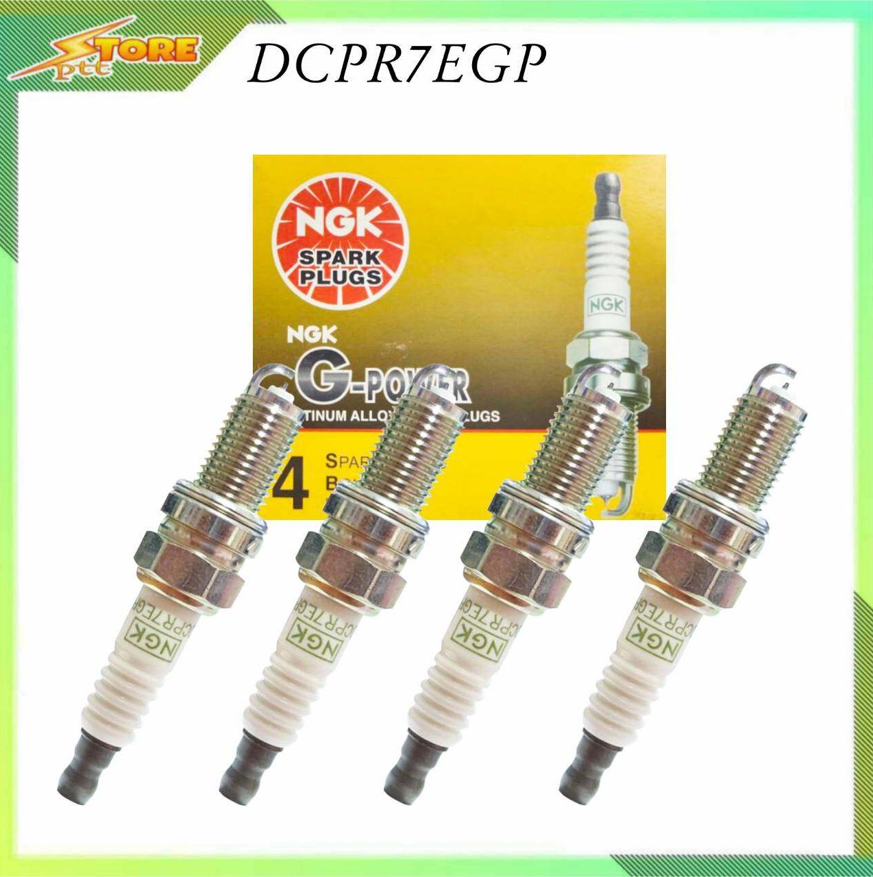 หวเทยน NGK DCPR7EGP 1682 G POWER PLATINUM 1 ชด 4 หว หวเขม