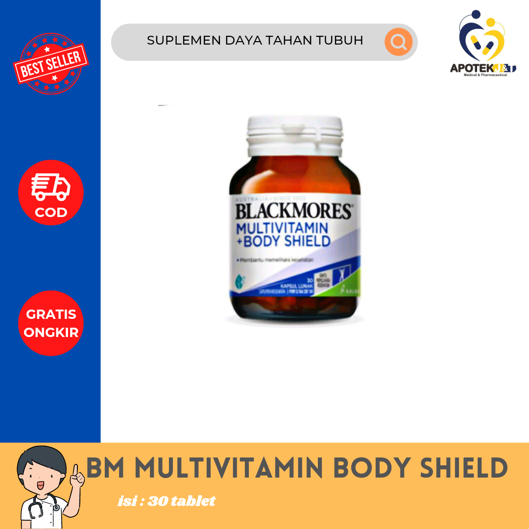 Blackmores Multivitamin Body Shield Kapsul Daya Tahan Tubuh