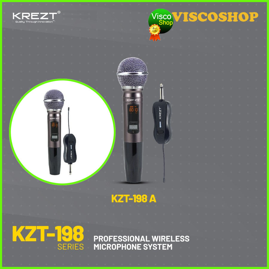 Microphone Wireless Krezt Kzt Original Product Mikrofon Wireless